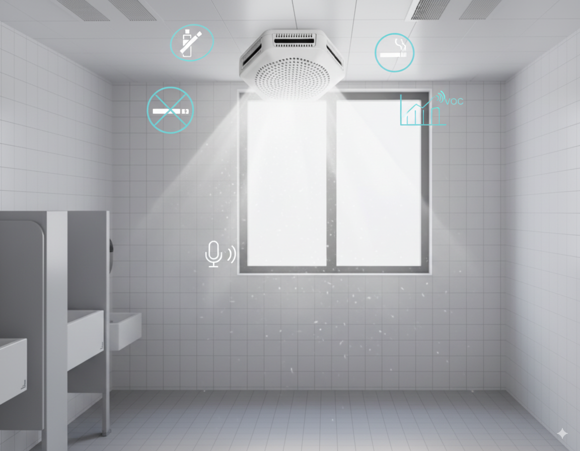 Wykrywanie e-papierosów i agresji